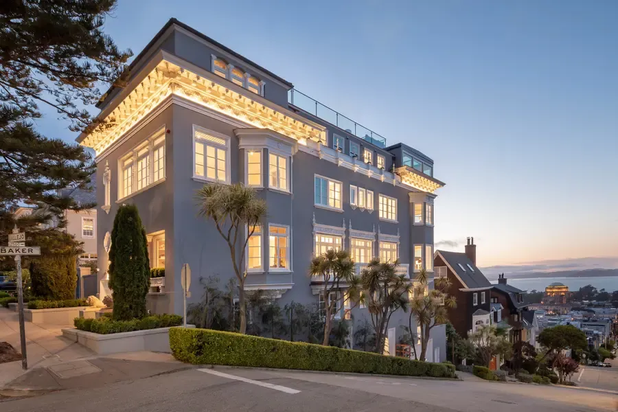 Pacific Heights streets in San Francisco